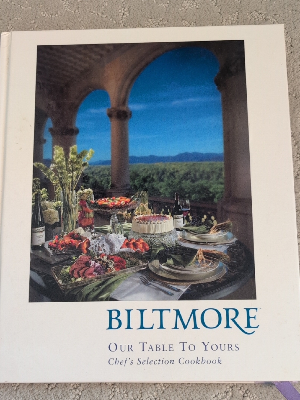 Biltmore Chef's Selection Cookbook - White Cover with Blue Logo